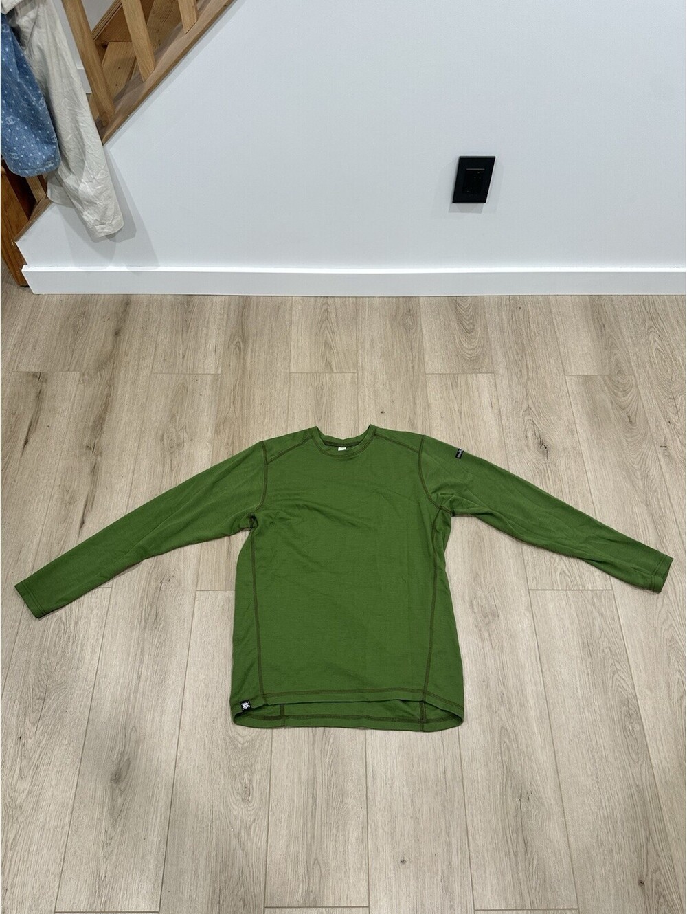 Wintergreen Northern Wear Long Sleeve Shirt Size Large Men’s Green Merino Wool